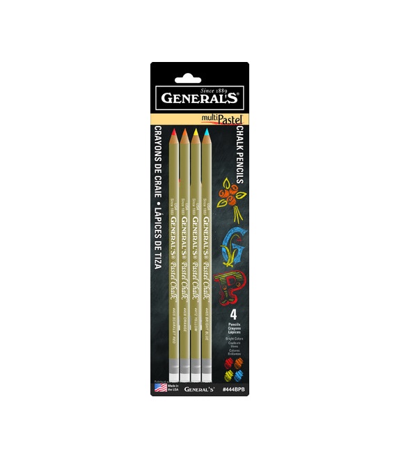 General's Pastel Chalk Pencils - Bright Blue