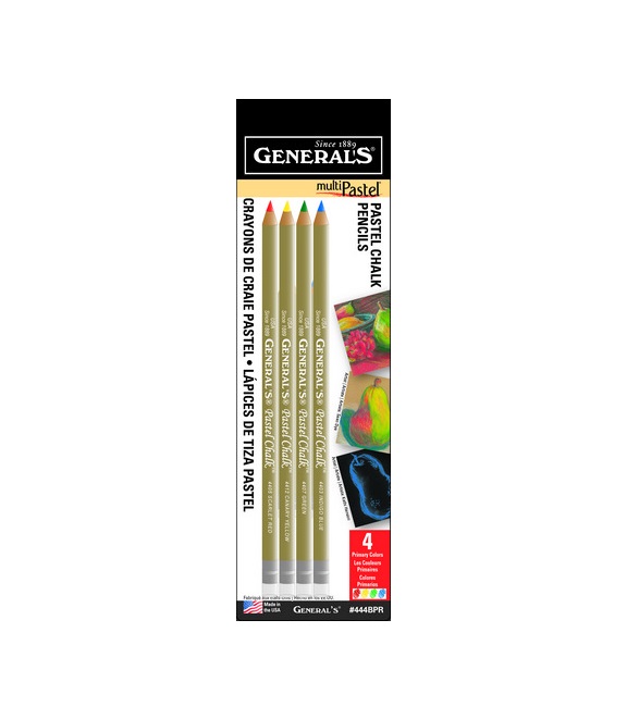 General Multi Pastel White Chalk Pencil