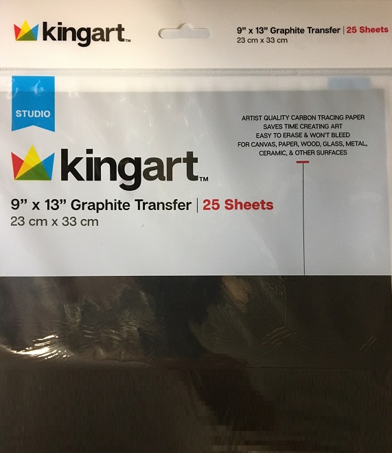 Graphite Transfer Paper by Kingart 9 x 13 - Brushes and More