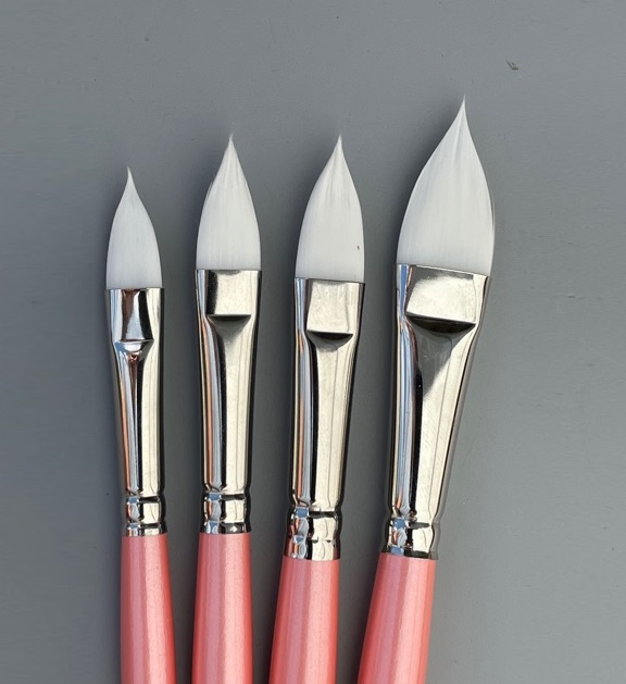 Flat Fresco 2 3/8  Varnish Brushes - 9537 Series